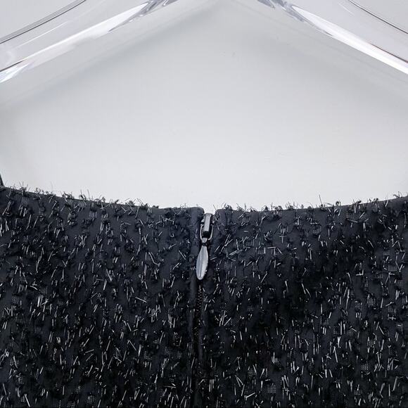 H&M Bodycon Dress Black Metallic Modern - Picture 15 of 16